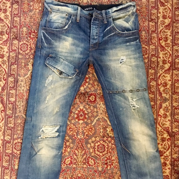 mens akoo jeans